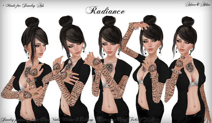 Radiance Poses for Jewelery