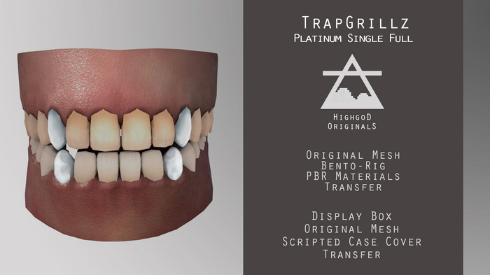 TrapGrillz Platinum Single Full