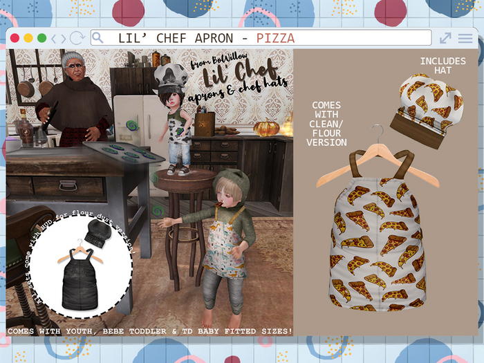BoWillow - Lil Chef - Pizza