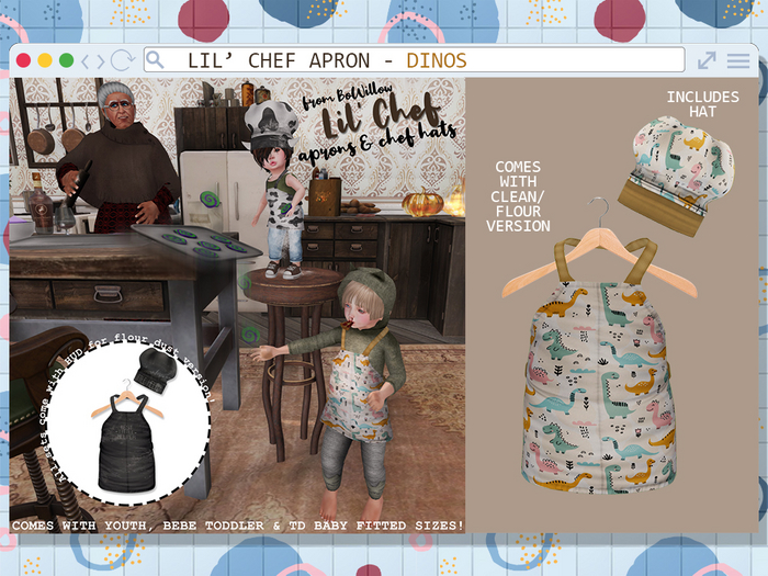 BoWillow - Lil Chef - Dinos