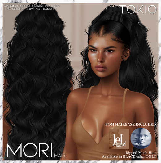 TOKIO Hair - MORI Alpha Hair - Black