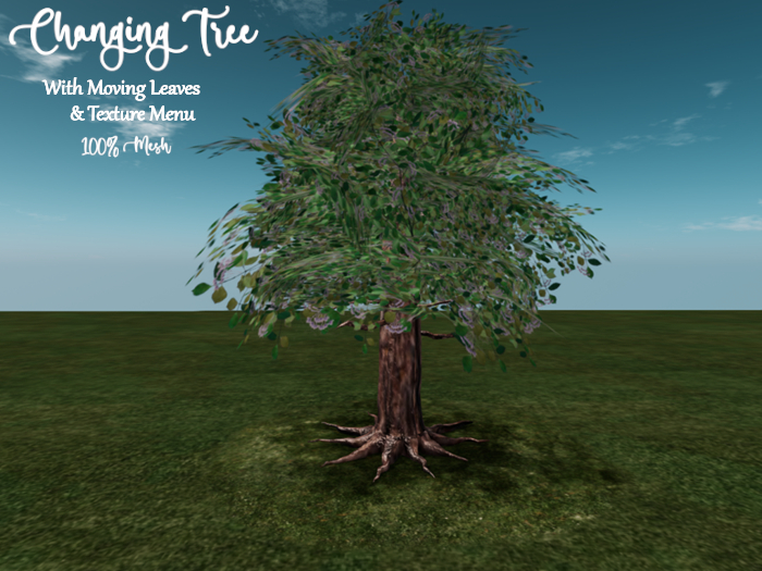 Aurelia's Changing Tree - Moving Leaves W/Texture Menu