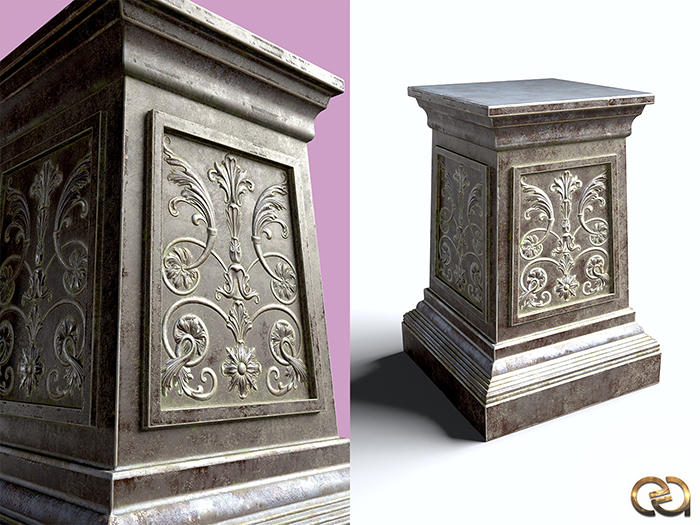 EA Design ♦ Baroque Elegance Pedestal