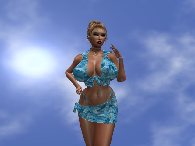 KOKO'S CLOSET BLUE SMOKE OUTFIT