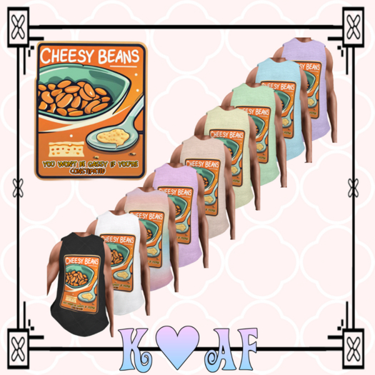 Cheesy Beans Tank Fatpack M