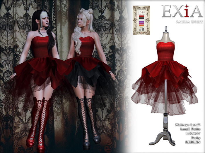 * EXiA * Amelia Dress Red