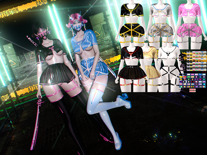 YaYa*Cyber Sailor Suit//Fatpack(Top/Dress)