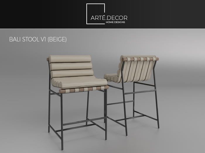 Arte Decor: Bali Stool V1 (Beige)