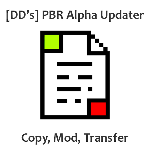 [DD's] PBR Alpha Updater