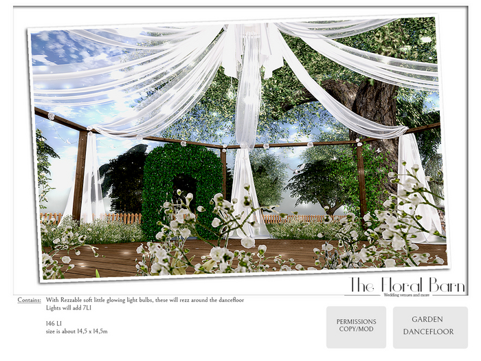 Garden Dancefloor| Wedding