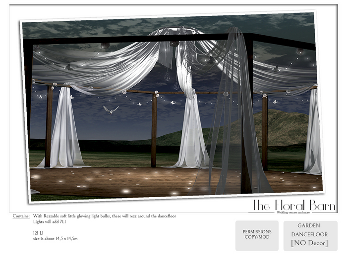 Garden Dancefloor|Wedding|Party