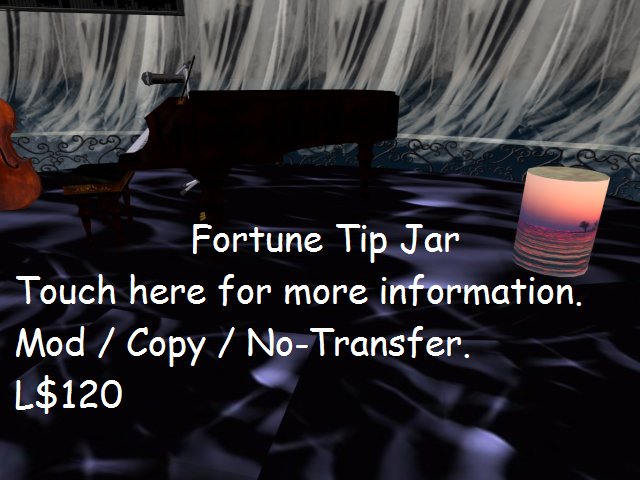 Fortune Telling Tip Jar