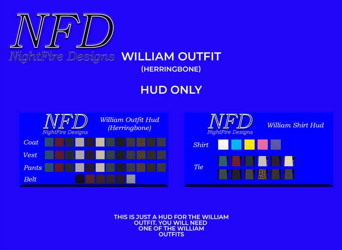 NFD William Herringbone HUD