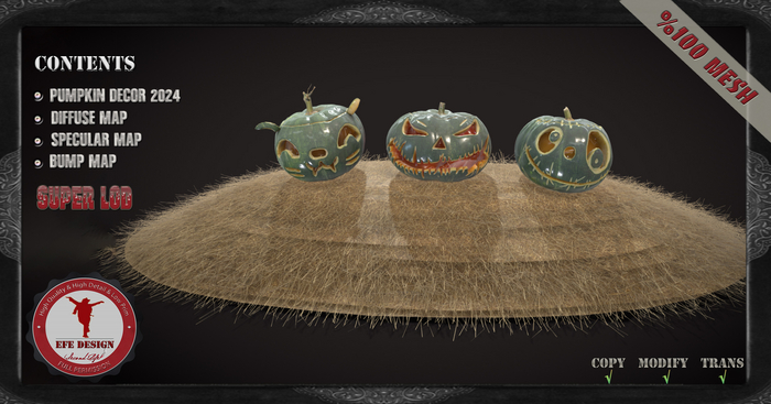 (Efe Design) Pumpkin Decor 2024 Fullperm 