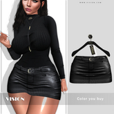 {ViSion} // Amara Skirt - #4 - MaitreyaX, Maitreya, Legacy (f), Reborn, Belleza Freya - Isis, Slink Hourglass