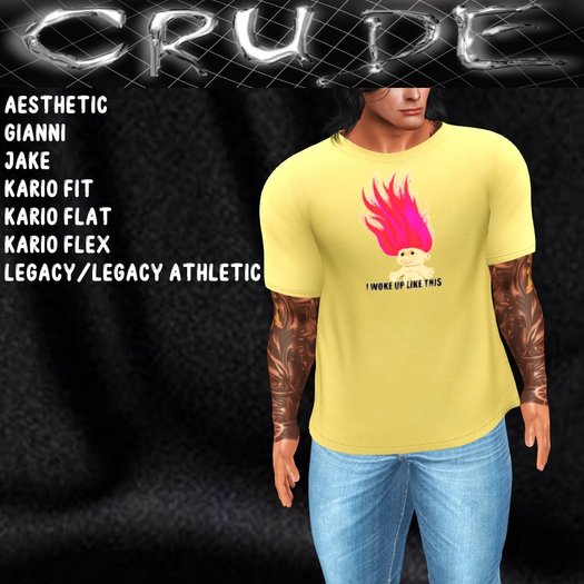 I woke up like this Men's T-Shirt (MCT) <Wear Me>