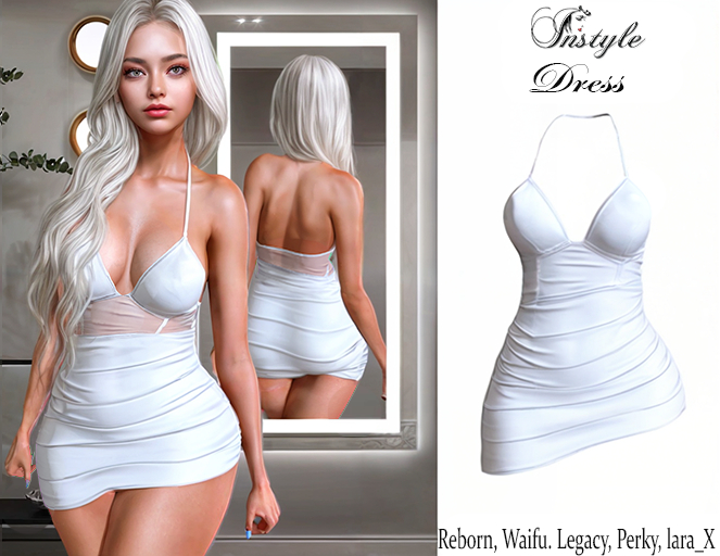 InStyle- Dress Jesse White// Reborn, Waifu. Legacy, Perky,laraX