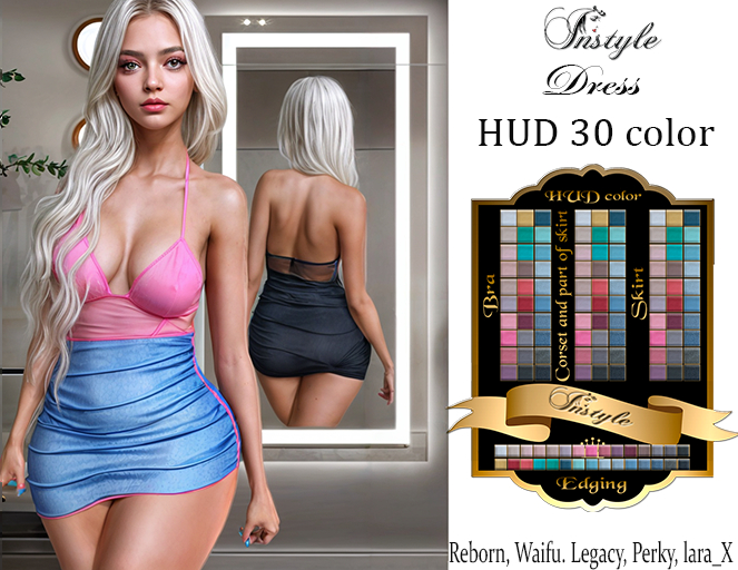 Sale !! InStyle- Dress Jesse HUD -30 color