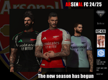 GET HAMPTED FOOTBALL NATION:: ARSENAL FC 24/25 KIT