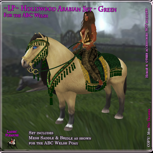 ~LP~ Hollywood Arabian Set (ABC Welsh) BOXED Green