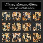 *Wallflowers* Dark Autumn Kitties