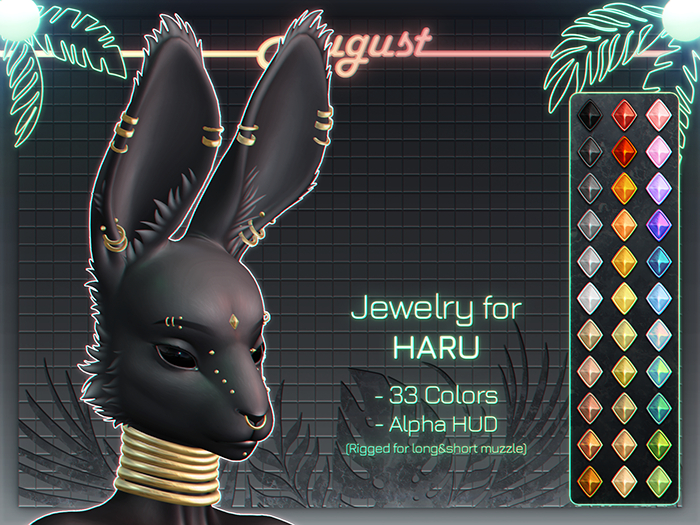 [• AUGUST •] - Jewelry for Haru head