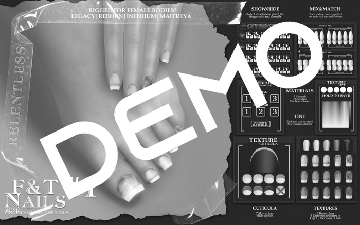 RELENTLESS F&T NAILS #1 - DEMO