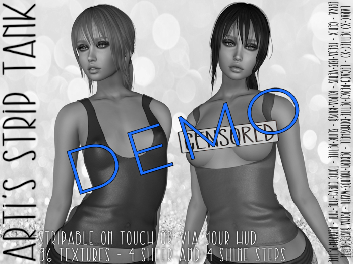 [ARTi'S] Strip Tank DEMO - (Stripable - 96 textures - Sheer)