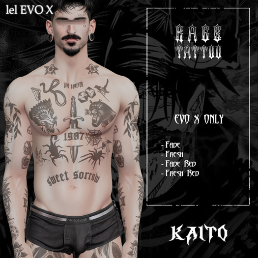 [KAITO] Rage Tattoo