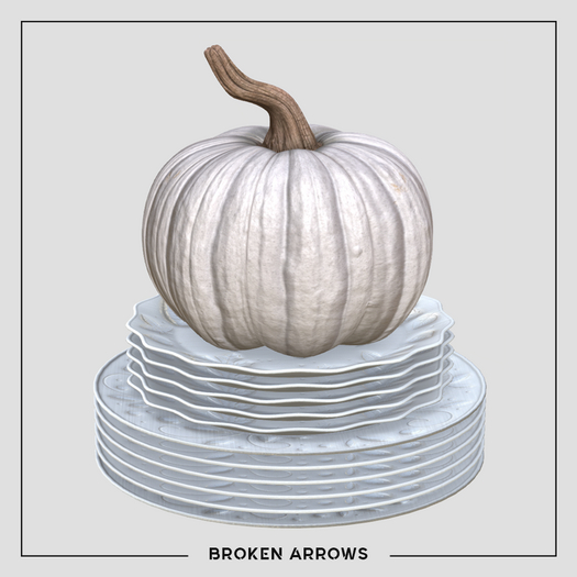BROKEN ARROWS - Pumpkin Farm - Pile Plates & White Pumpkin