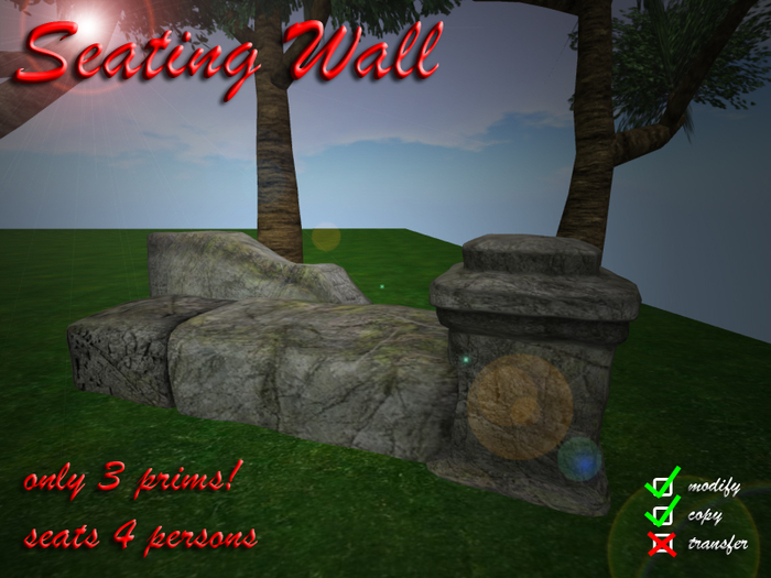 Seatig Wall (broken Wall / seating stones)