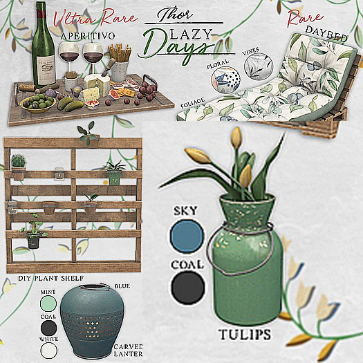 ..::THOR::.. Tulips Vase - Sage