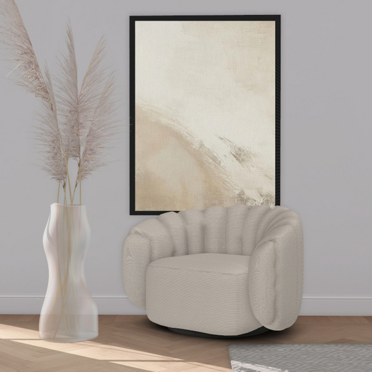 Neutral Abstract Art - Wall Art