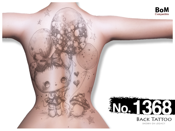 (Back Tattoo) No.1368