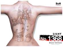 (Back Tattoo) No.1368 Light