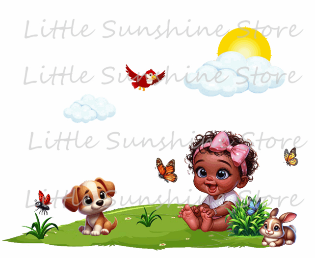 εїз ☀ Wall Decal  Look, a Colorful Butterfly!! ( Not Texture ) ☀ εїз