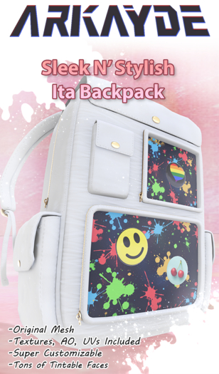 <AR> Sleek N' Stylish Ita Backpack