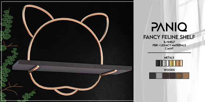 PANIQ - Fancy Feline Shelf