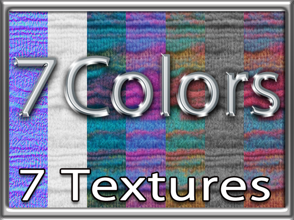 Zoy Texture [ Yarn Knit 01 ] Seamless - 7 Colors