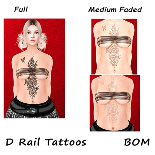 Butterfly Flower Chest Tattoo – BOM