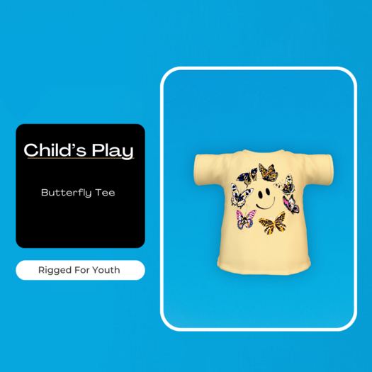 Child’s Play: Butterfly shirt
