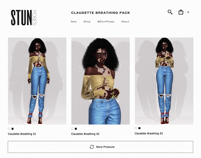 STUN - Anim Pack Collection Bento 'Claudette' #42