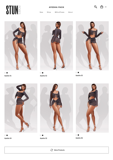 STUN - Pose Pack Collection Bento 'Ayesha' #229