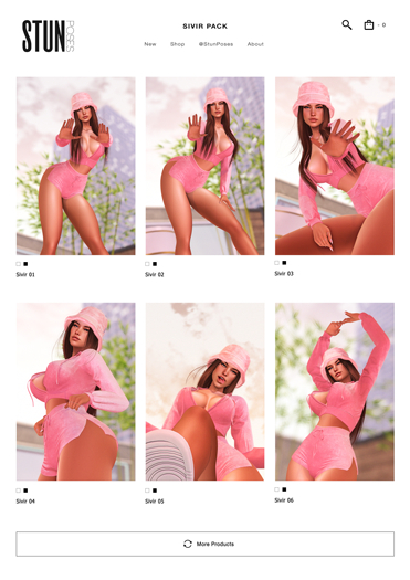 STUN - Pose Pack Collection Bento 'Sivir' #230