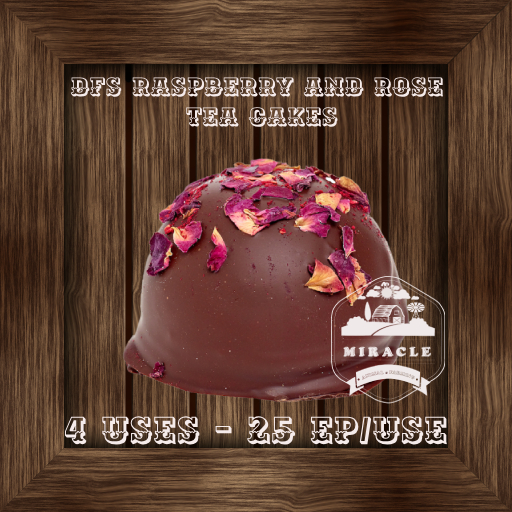 [10] DFS Raspberry and Rose Tea Cakes (4 Uses - 25 EP/use)