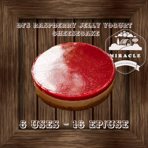 [10] DFS Raspberry Jelly Yogurt Cheesecake (6 Uses - 16 EP/use)