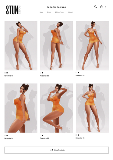 STUN - Pose Pack Collection Bento 'Faraonica' #238