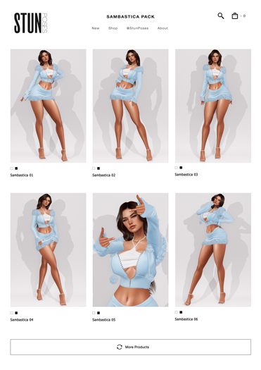 STUN - Pose Pack Collection Bento 'Sambastica' #239