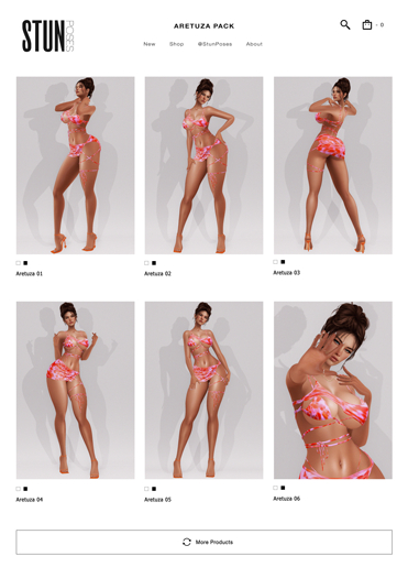 STUN - Pose Pack Collection Bento 'Aretuza' #241