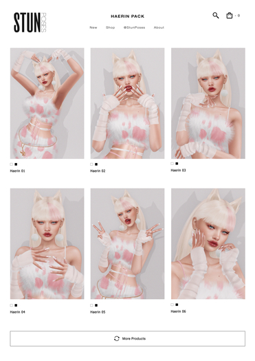 STUN - Pose Pack Collection Bento 'Haerin' #243